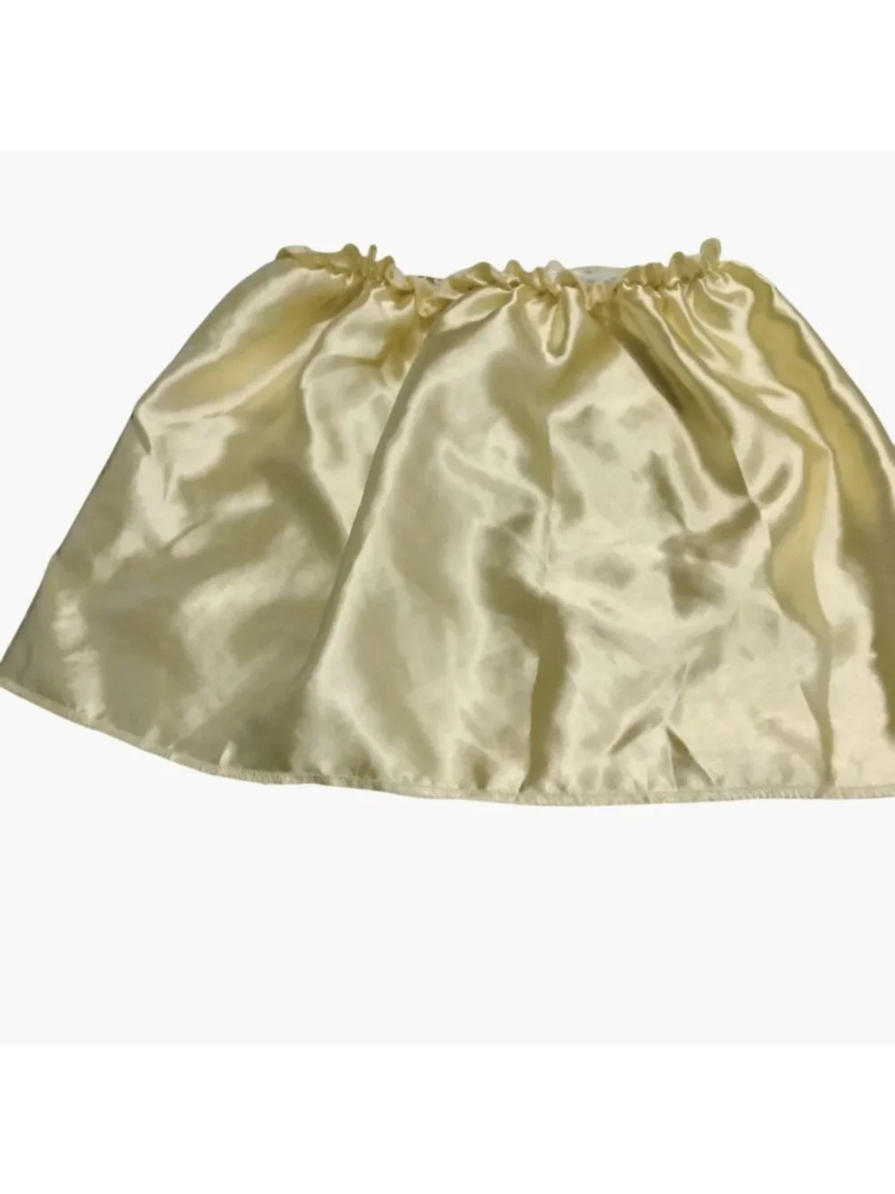 Disney Jakks Pacific Belle Girls Costume Skirt Fits Size 4 to 6X Satin Halloween